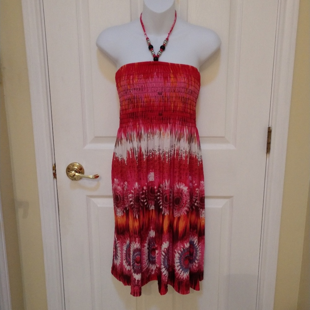 💜5/25 Colorful Sun Dress/Beach Cover-up